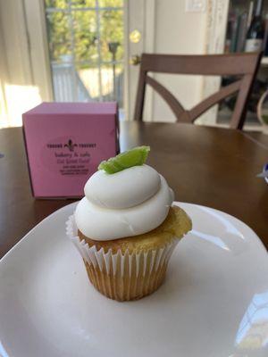 Key lime pie cupcake