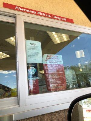 Pharmacy Drive-thru window