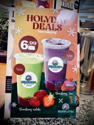 Holiday Special drinks