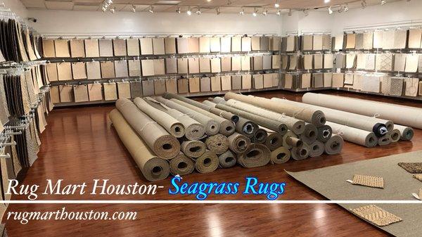 Visit Rug Mart Houston a full service showroom for high-quality Seagrass Rugs & Seagrass Carpet.available in standard & Custom stair Runners