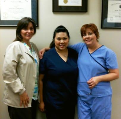 Orlando Podiatry Clinic healthcare staff -. Norma, Thuy and Nayda