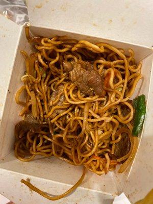 Beef BEEF, PORK OR CHICKEN LO MEIN yummm