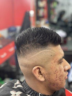 Fade hair cut