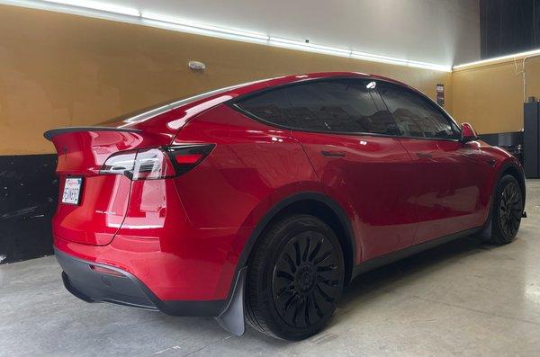 Full Ceramic tint + PPF on Tesla model Y