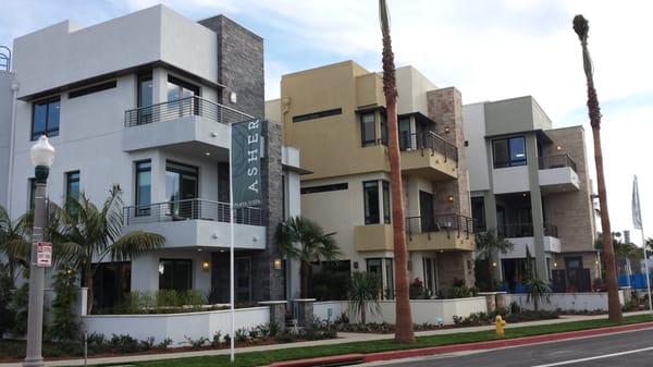 CWC installed Nantucket Window Shadings in 3 model homes in ASHER AT PLAYA VISTA , in Los Angeles in late 2013 for KB Homes.