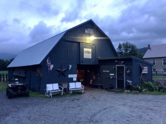 The gorgeous barn where you begin and end your trip