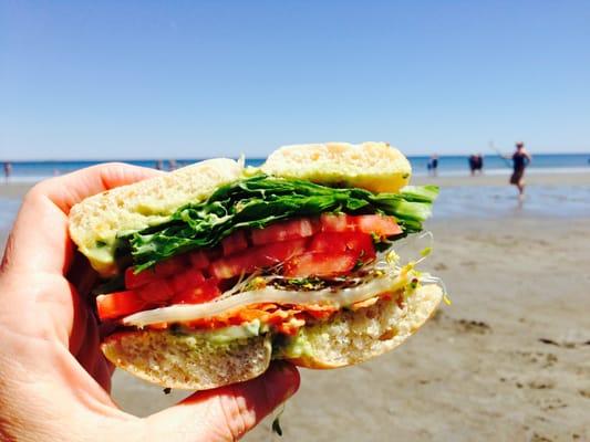 The Veggie is what keeps calling me back to the Bagel Basket. I try to recreate the secret avocado spread at home.  So tasty!