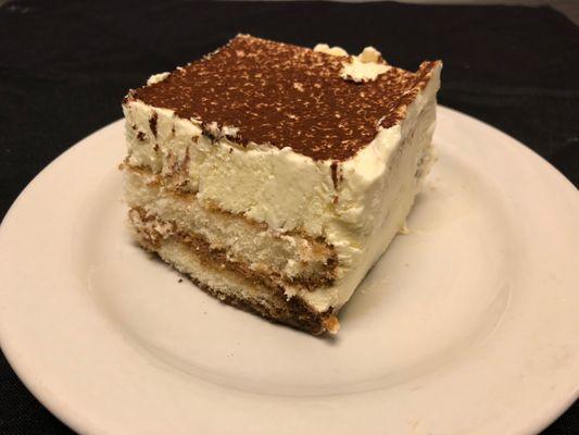 Delicious Tiramisu is available now.