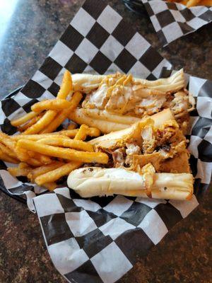 Chicken cheese steak