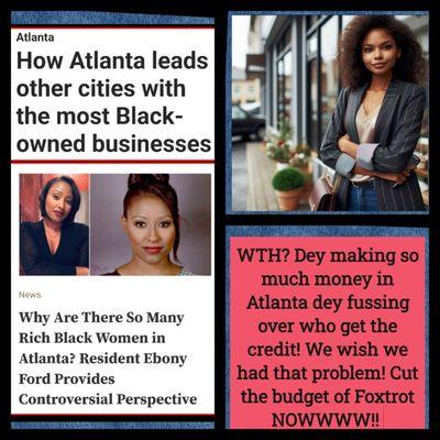 Sir, Da Mayor of Atlanta is a Brother, ask to learn his secret sauce & I bet it's NOT spending $66 MILLION on helicopters #auditfoxtrot