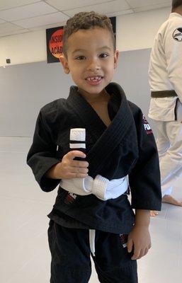 Earning his first stripe