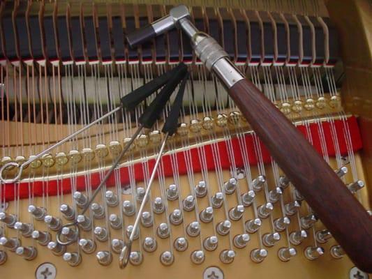 We offer Piano Tuning and Service. Your piano should be tuned at least once per year.