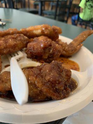 Bbq lunch wings (appetizer)