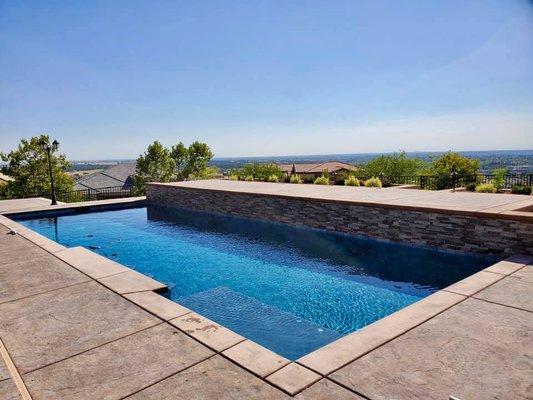 Pool with a view