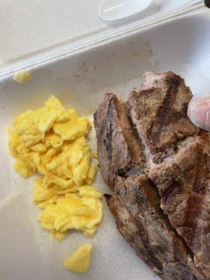 $20 Ribeye Steak Plate (Med) with 2 eggs