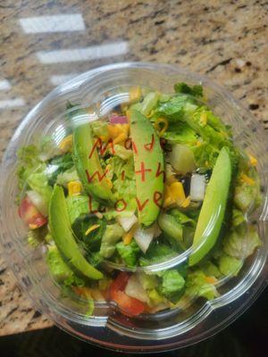 Custom Salad I ordered today 8/16/24