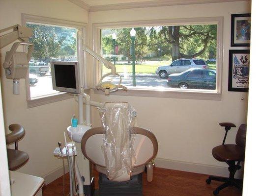 Enjoy the views during dental treatments.