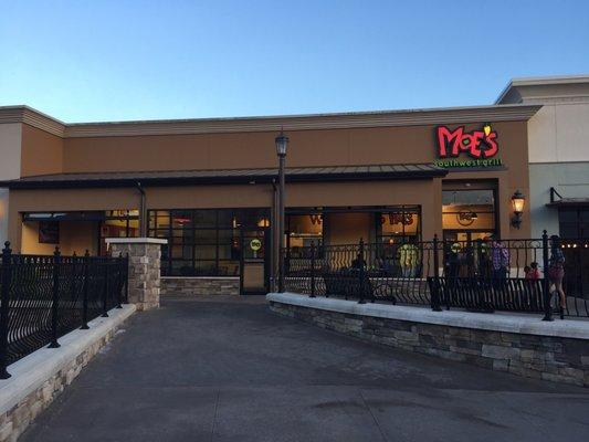 Patio dining