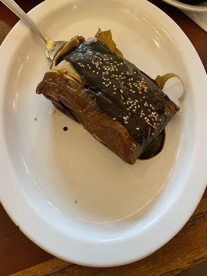 Tamal Oaxaqueño de mole negro