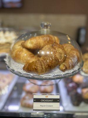 Croissants. Buttery, crescent-shaped French pastry.