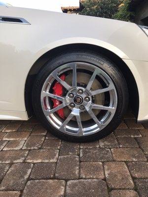 Chrome looks beautiful on this CTS-V