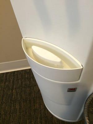 Standing water in the water cooler. It was here when they opened Monday, and it is still here Thursday. Disgusting.