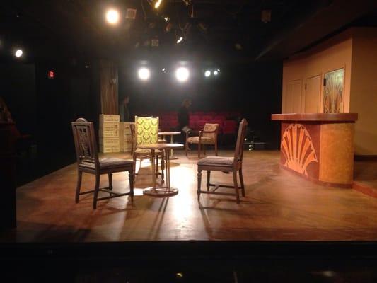 The stage for "Too Many Cooks"