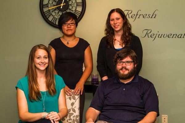 Meet the team of Massage Therapists