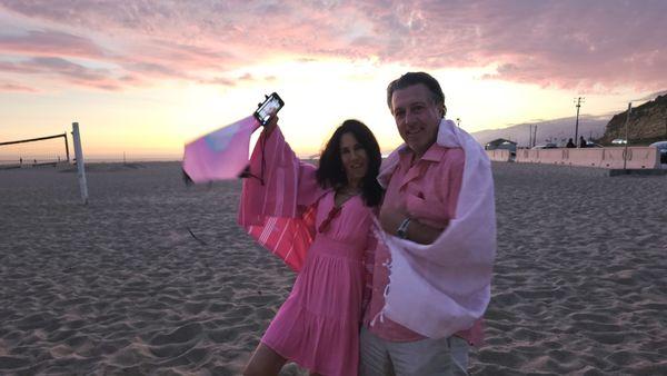 ROSARIO S. CASSATA AT ZUMA BEACH IN MALIBU CALIFORNIA.