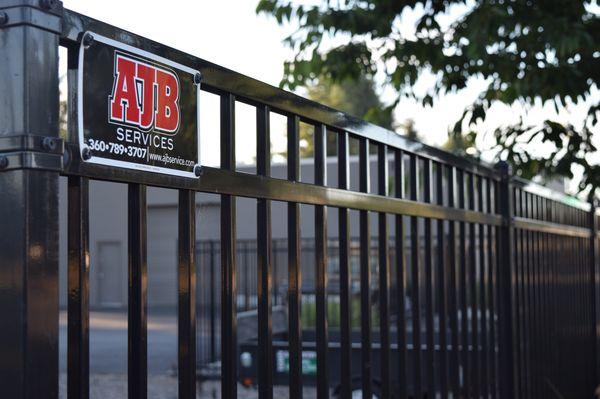 Commercial iron security fence