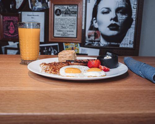 Breakfast and Orange Juice