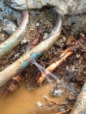 We have the tools and equipment to locate water line breaks.  Whatever type of water line you may have.