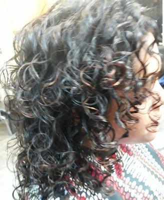 After Culture curl treatment