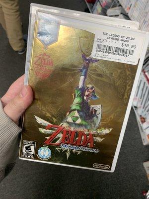 The Legend of Zelda: Skyward Sword for Wii, $20.00