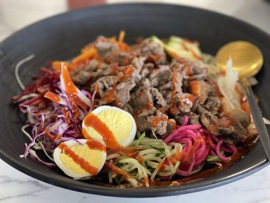 Bibimbap - Korean bbq beef