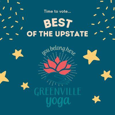 We've been nominated!  Vote for us until 5/30...