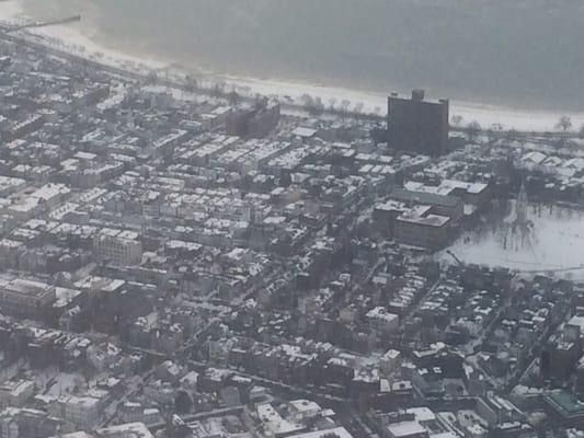 Southie from my first flight on my way back to Boston