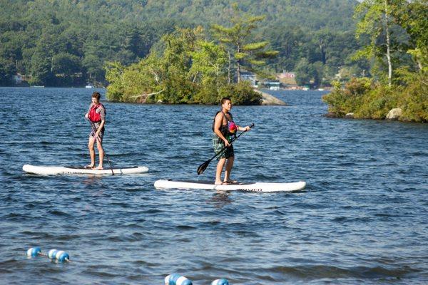 Locally with two rivers and a lake, there are plenty of places to learn how to SUP.