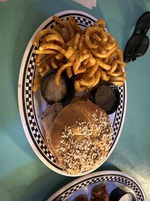 Beef on Weck.  You may have never heard of this if you aren't from Western NY, but trust me, you'll love it!