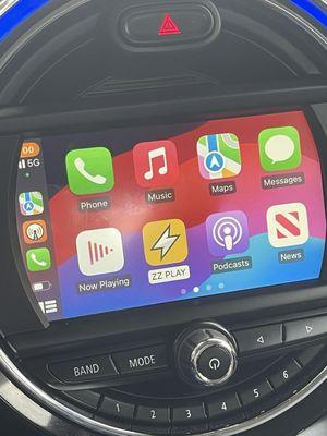 CarPlay working on MINI Cooper screen