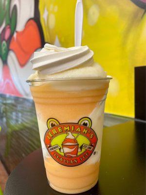 Key West Tropical and Pina Colada with Vanilla Soft Serve Gelati