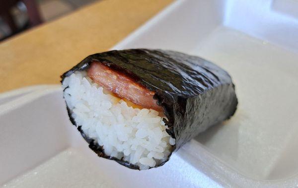 SPAM Musubi $3 as of 5/14/24