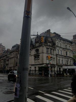 The French Consulate on a rainy day