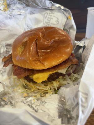 Big Cheesy Bacon Burger