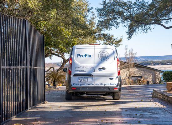 PreFix van out in the field