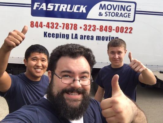 Salavat and Damir of Fastruck Moving Company did a fantastic job helping me move today, 12/3/15.