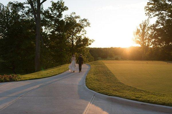 Happily ever after (such a pretty setting for a wedding!!!)