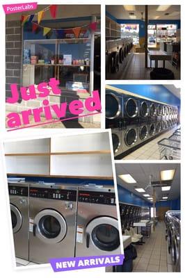 Store hour  open 7:30am to 10:00pm ( last wash at 8:39. (Wash and fold service.) new owner "all new machines"