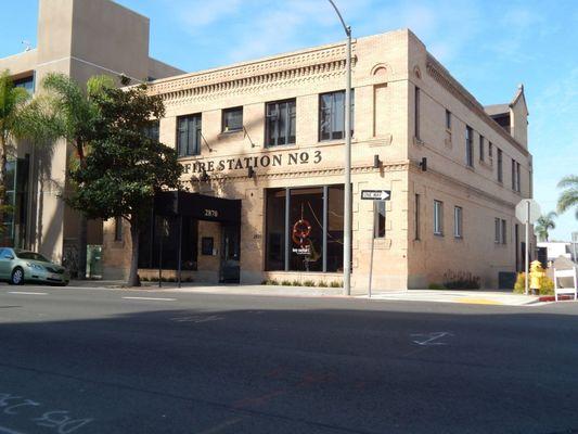 Located one block from Balboa Park and in this historic, renovated firehouse.