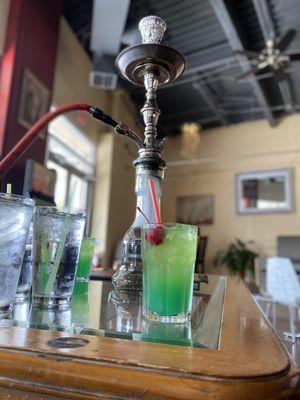 Hookah and liquid marijuana drink